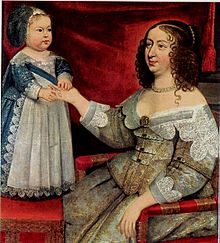 Anne d'Autriche et le futur Louis XIV