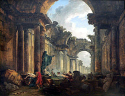 La Galerie du Louvre en ruines (Hubert Robert)