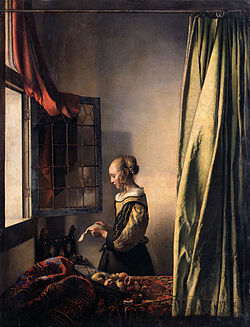 La Liseuse à la fenêtre (Vermeer, vers 1657-1659)