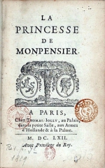 La Princesse de Montpensier (Mme de la Fayette)