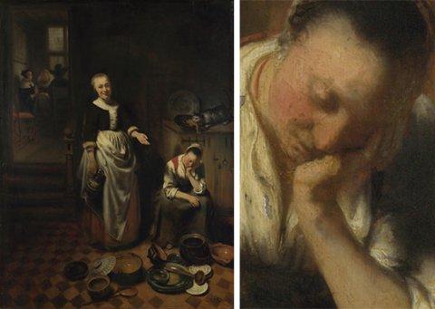 La Servante paresseuse (Nicolas Maes) La Servante paresseuse (Nicolas Maes)