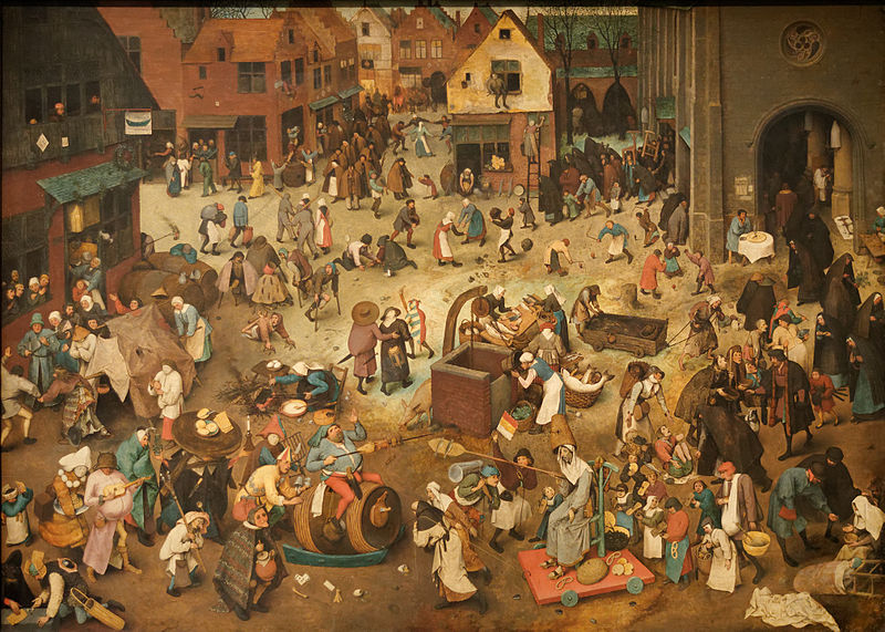 Le combat de Carnaval et de Carême( Brueghel l'Ancien)