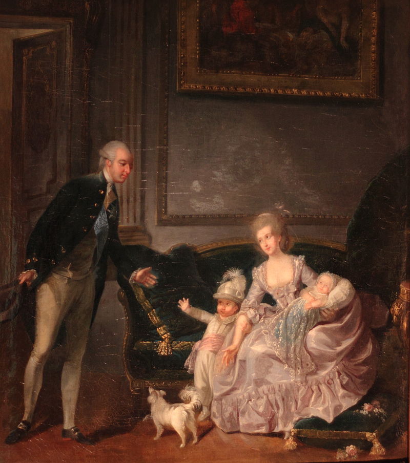 Le duc de Chartres et sa famille