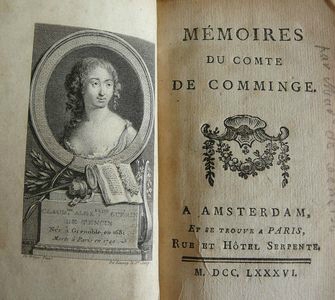 Memoires du comte de Comminges (Mme de Tencin)