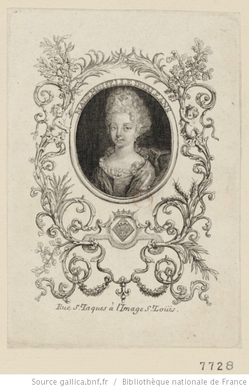 Mlle d'Orléans, future duchesse de Berry