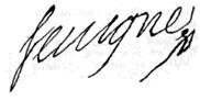 Signature de Mme de Sévigné
