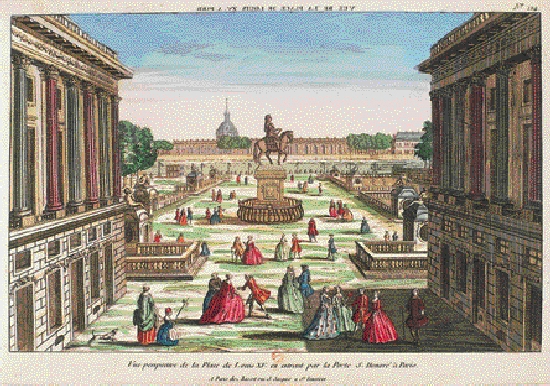 Place Louis XV (Place de la Concorde actuelle)