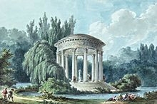 Temple de l'Amour (aquarelle, 1786)