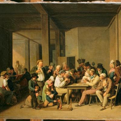 Un cabaret au xviie siecle