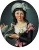 Une très jeune fille de la fin du 18e siècle