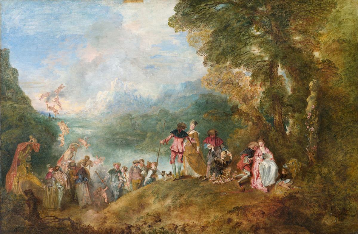 Pèlerinage à l'île de Cythere  (Watteau, 1717)